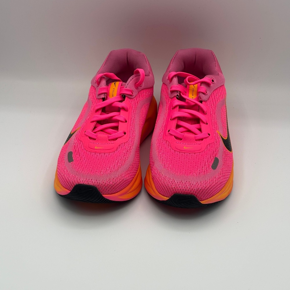 Nike Stellar Ride Shoes GS Size 4Y Pinksicle Hyper Pink Running HQ3266-603 - Picture 3 of 8